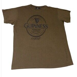 Guinness Crewneck Tee Men’s Medium Green Foreign Stout Bartender Frat Dad Irish
